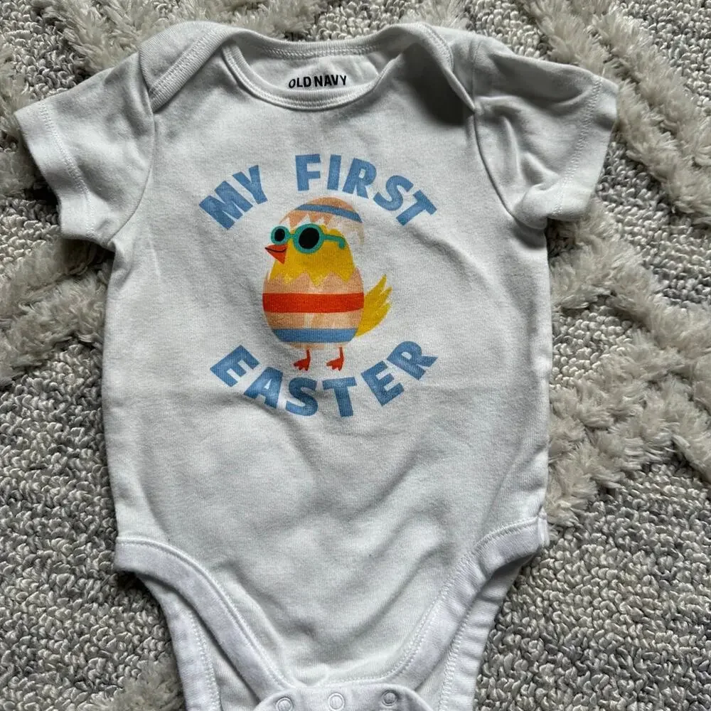 My first Easter onesie